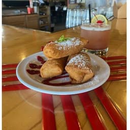 Raspberry Cheesecake Chimichanga