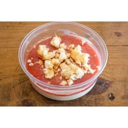 Lemon & Stawberry Panna Cotta