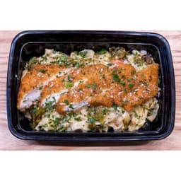 Green Chile & Crispy Chicken Fettuccini Alfredo