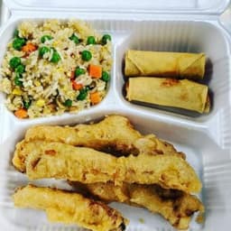 Tempura Chicken Strips plate