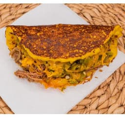 Shredded Beef Cachapa (GLUTEN FREE)