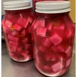 Purple Daikon Green Chile Kimchi