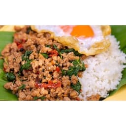 Thai Style Basil with Fried Egg
