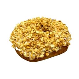 Vanilla Cake Vanilla Icing w/Peanuts