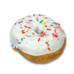 Vanilla Cake Vanilla Icing w/Sprinkles